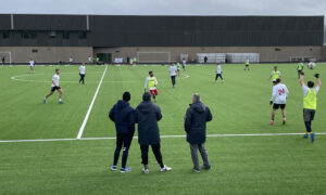 22 tryouts scrimmage