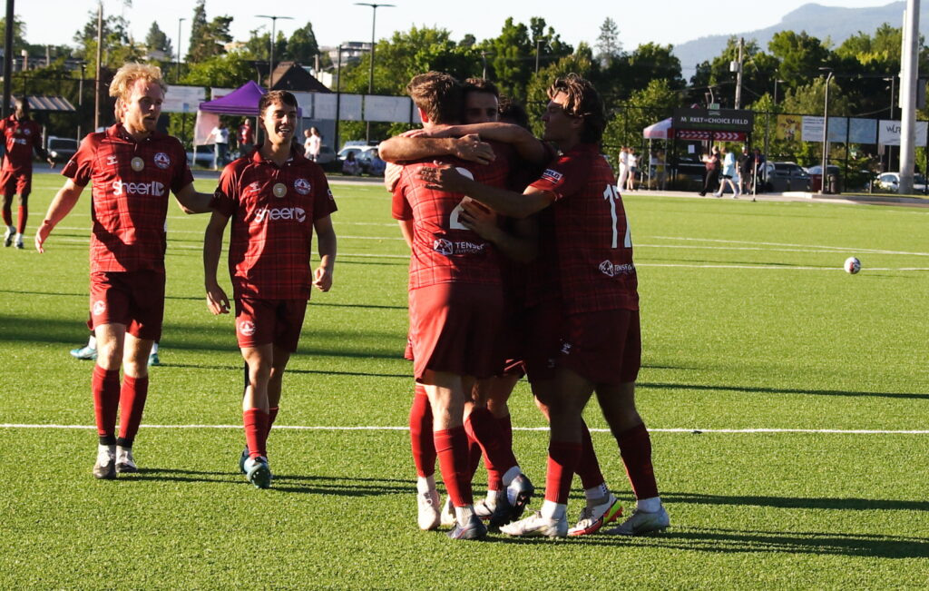 Goal celebration vs PDX FC