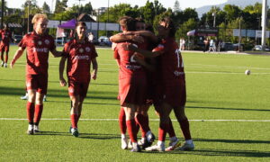 Goal celebration vs PDX FC