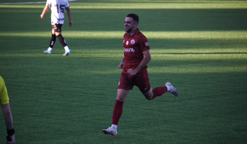 Jose celebration vs Pdx FC